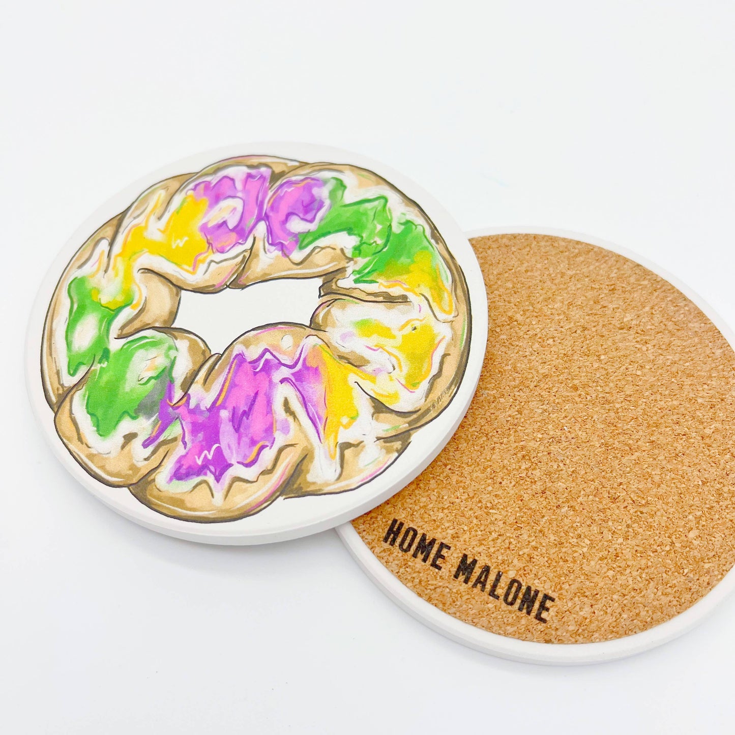 King Cake Coaster