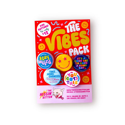 The Vibes Pack Buttons