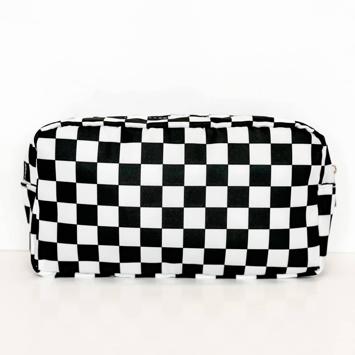 Black and White Checkered Bags: Medium