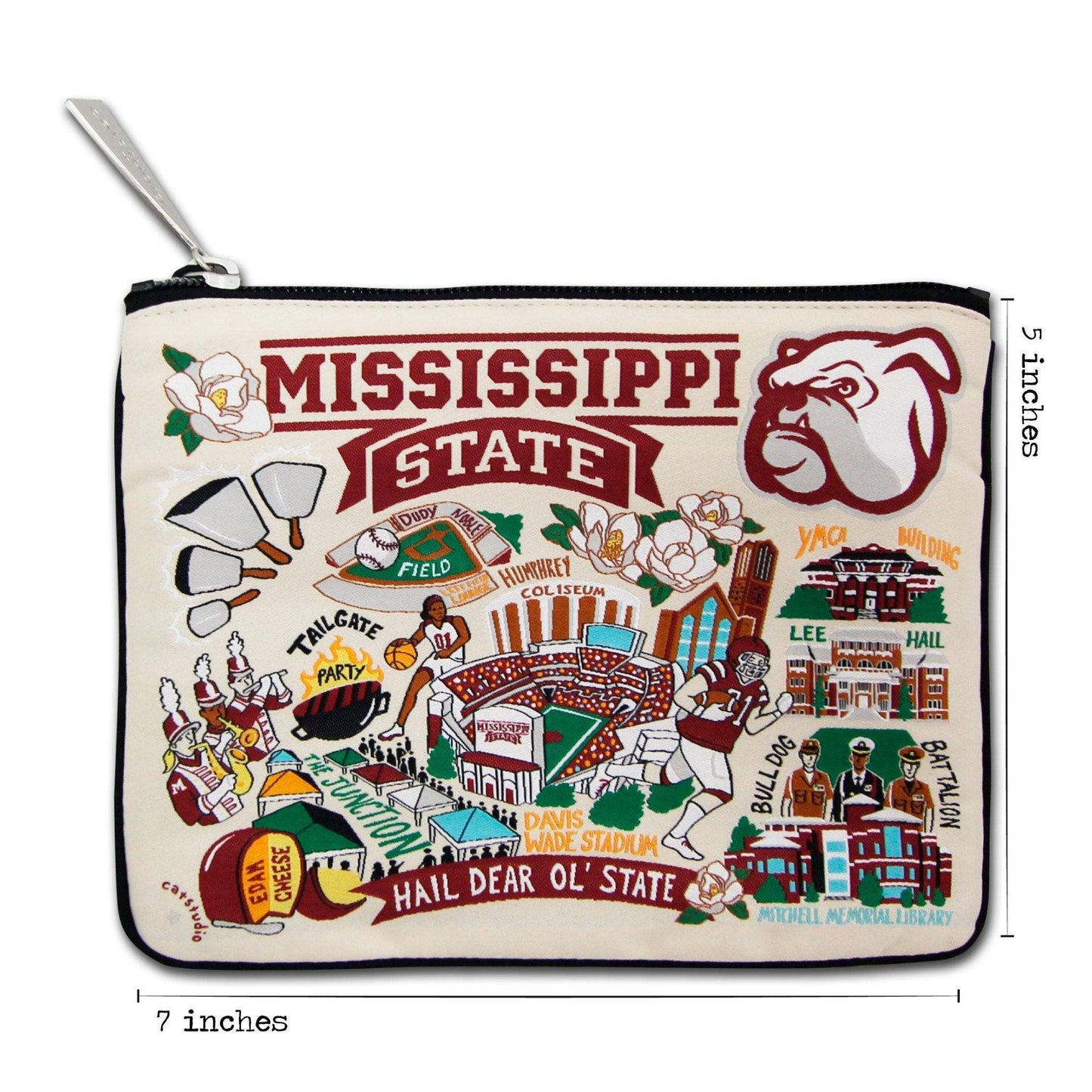 Mississippi State University Collegiate Zip Pouch