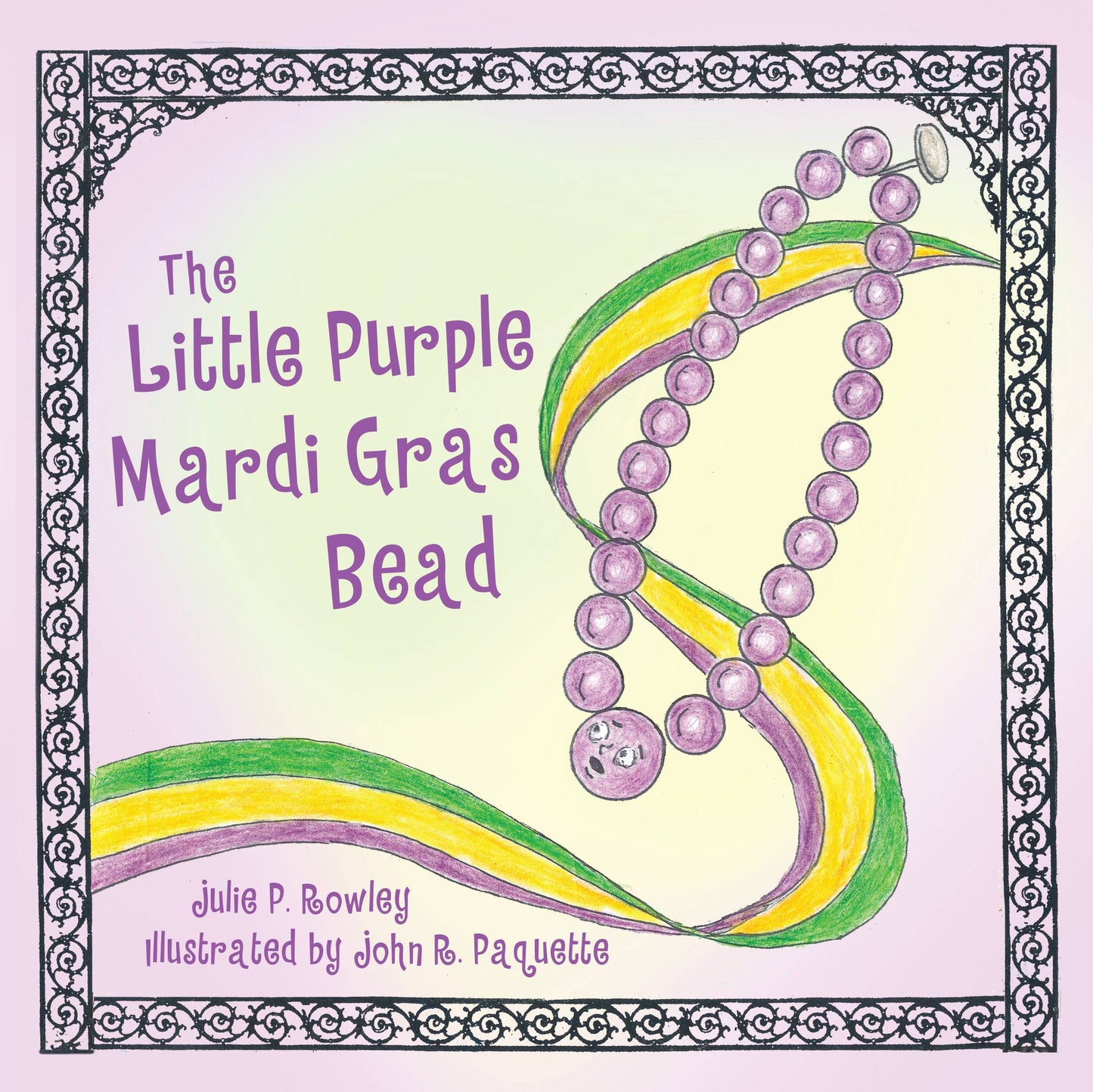 The Little Purple Mardi Gras Bead book