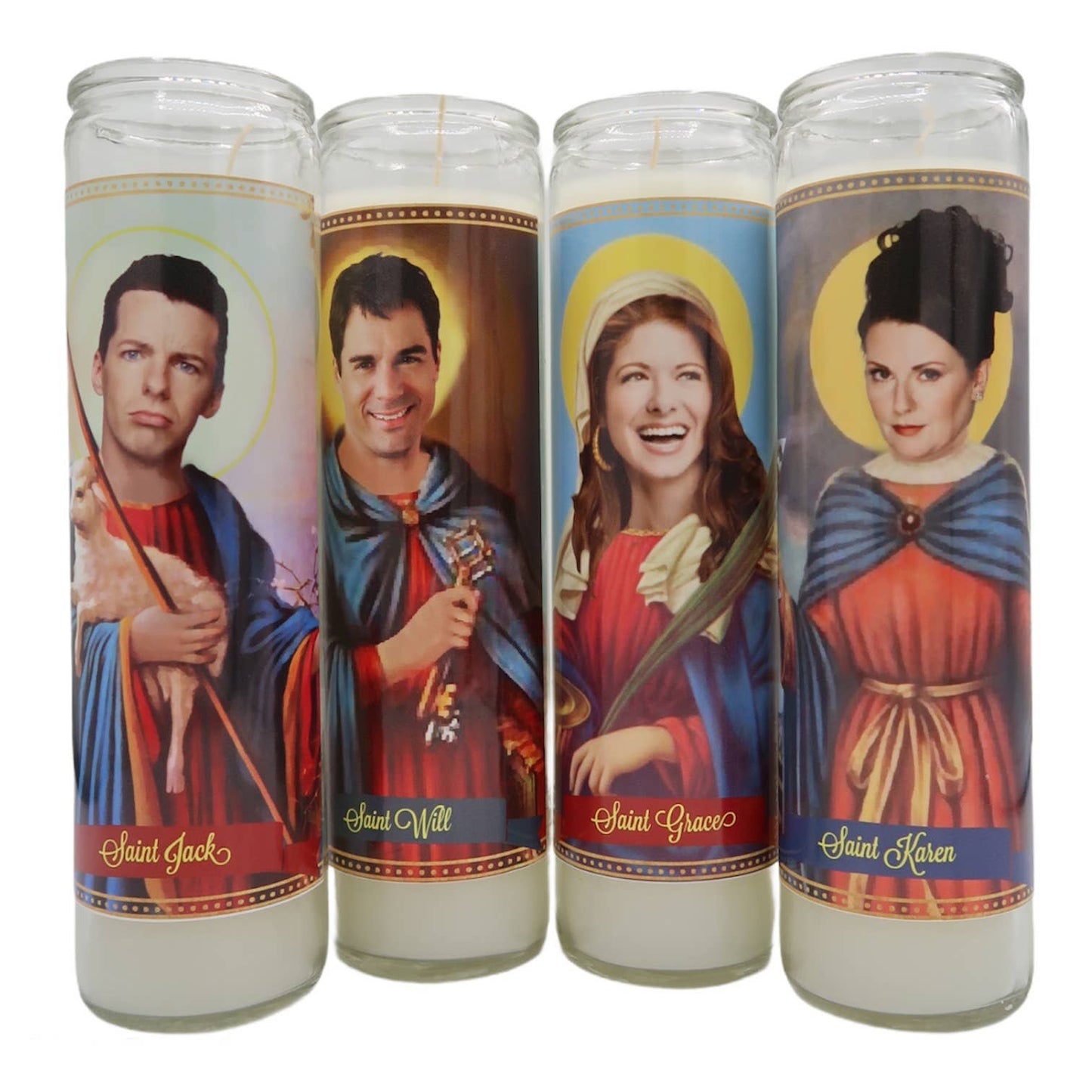 Will and Grace Cast Prayer Candles