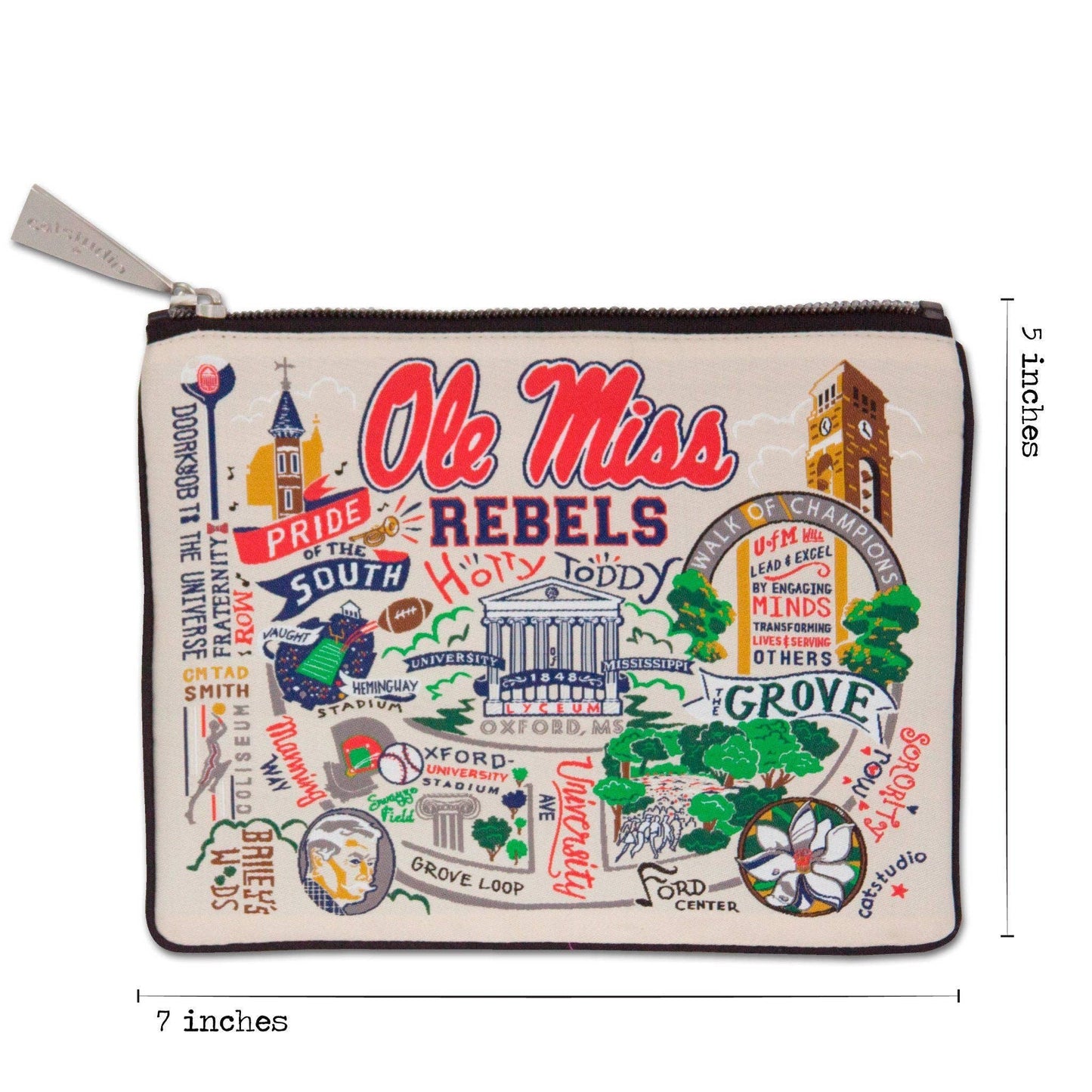 Mississippi, University of (Ole Miss) Collegiate Zip Pouch