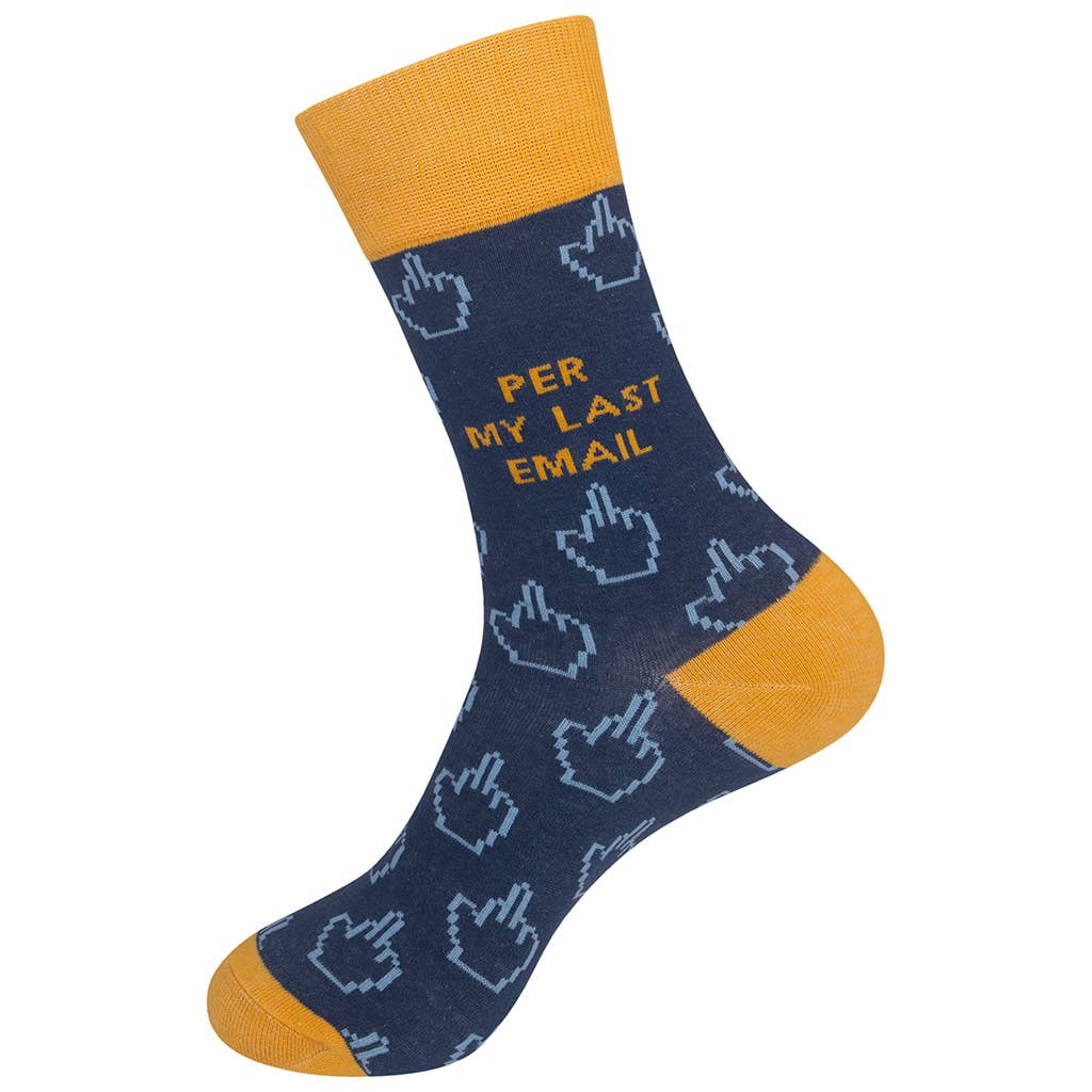 Per My Last Email Socks