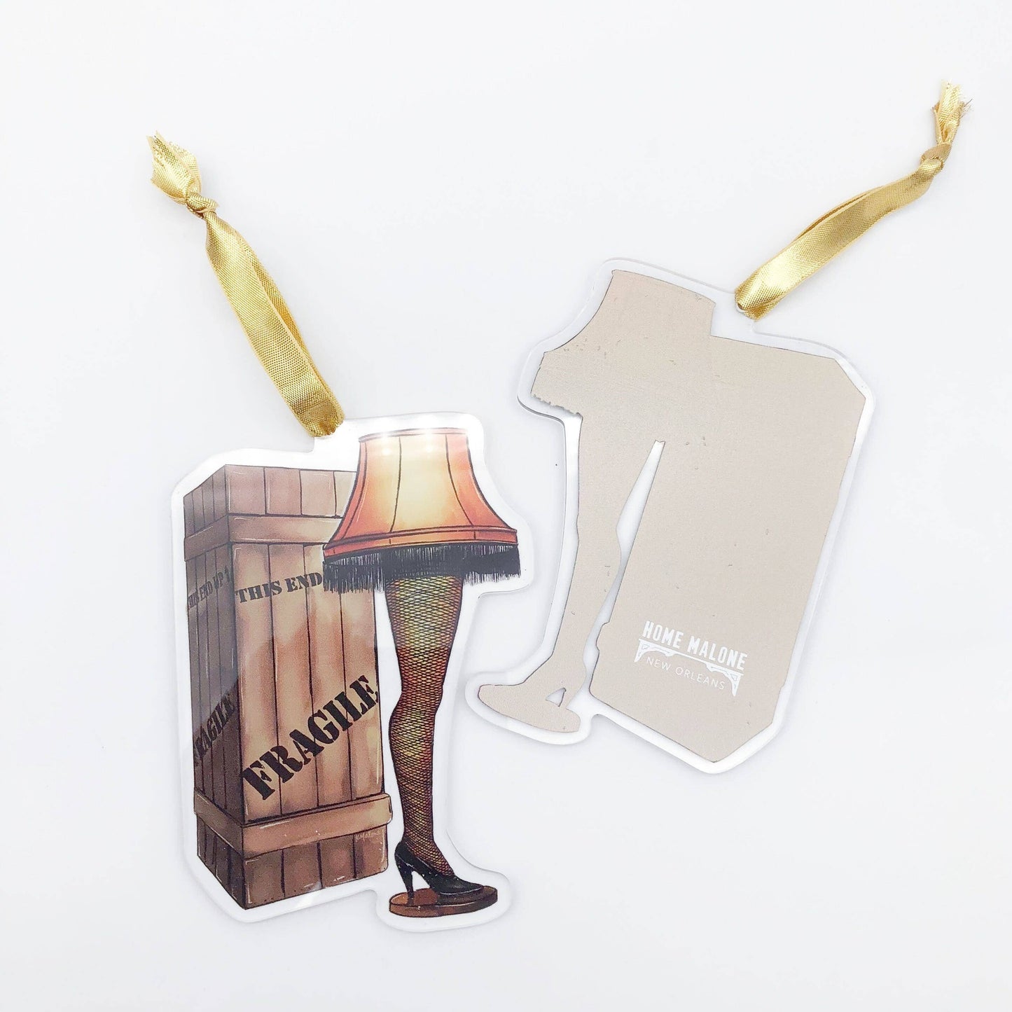 Acrylic Leg Lamp Ornament