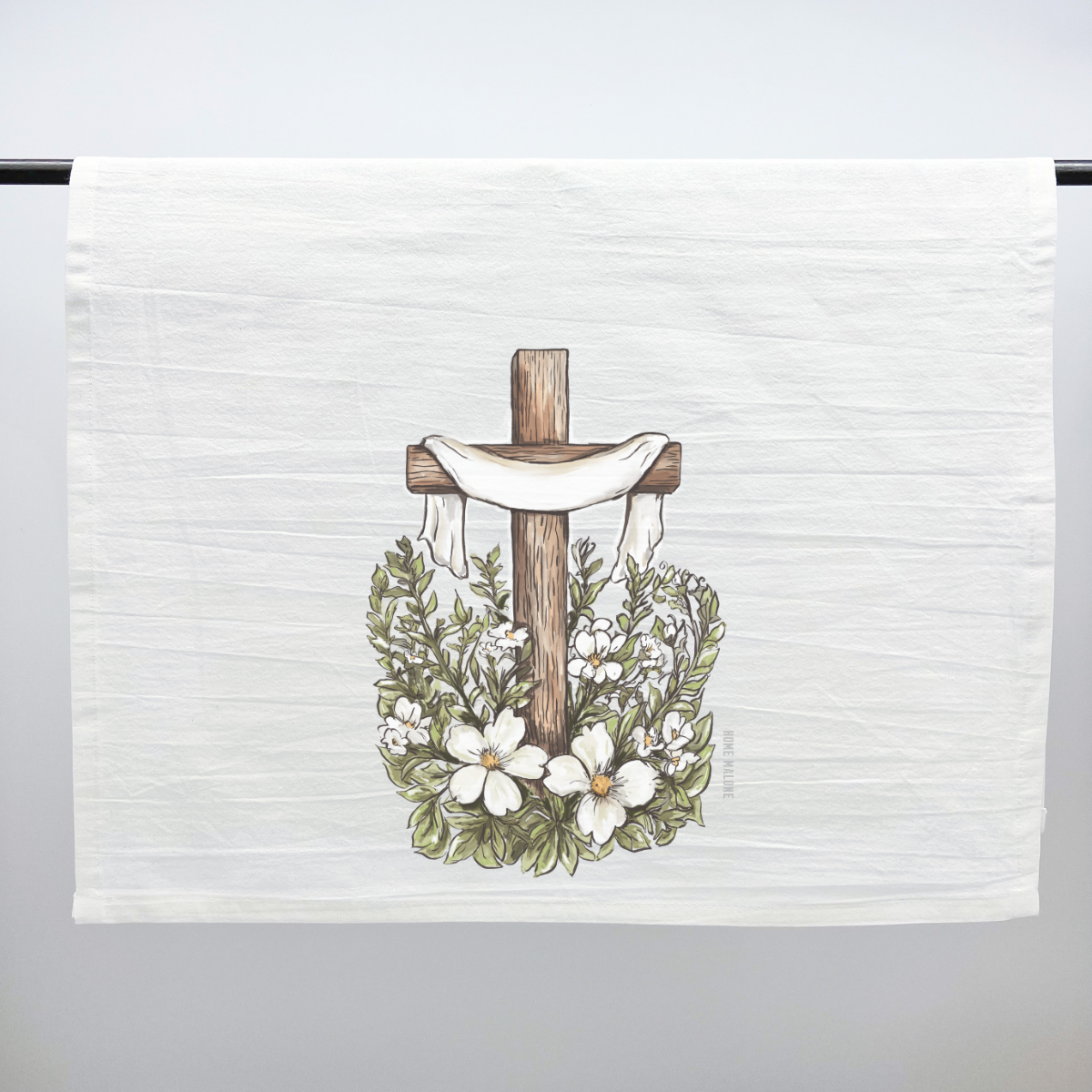 Easter Cross Tea Towel