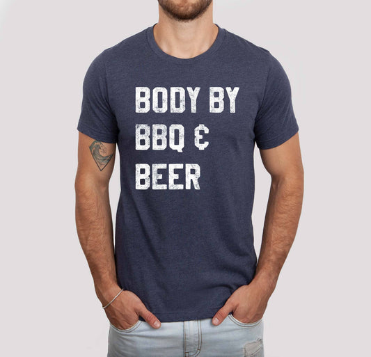 Body By BBQ and Beer Men's Shirt