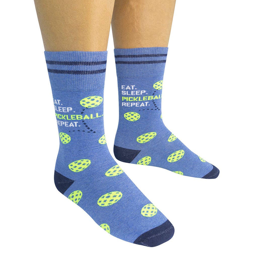 Eat Sleep Pickleball Repeat Socks