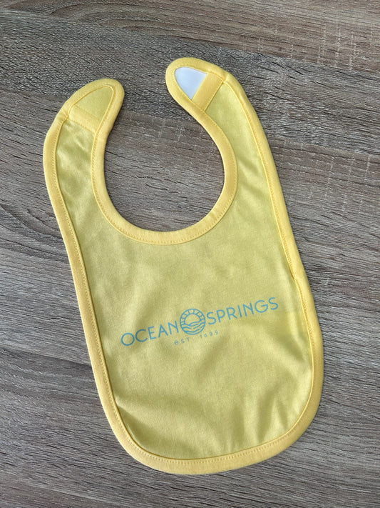 OS Sun Logo Bib - Butter