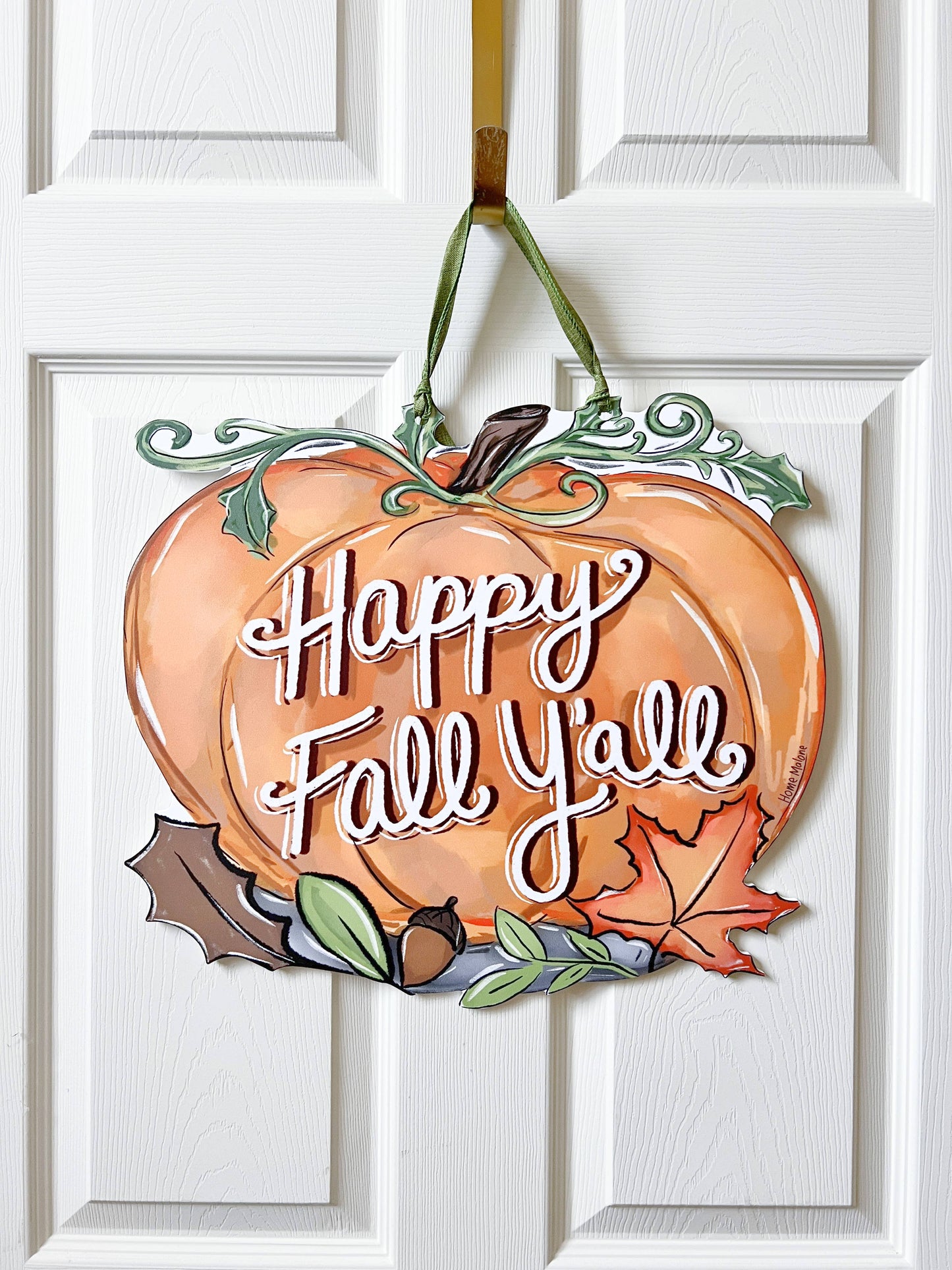 Fall Y'all Pumpkin Door Hanger