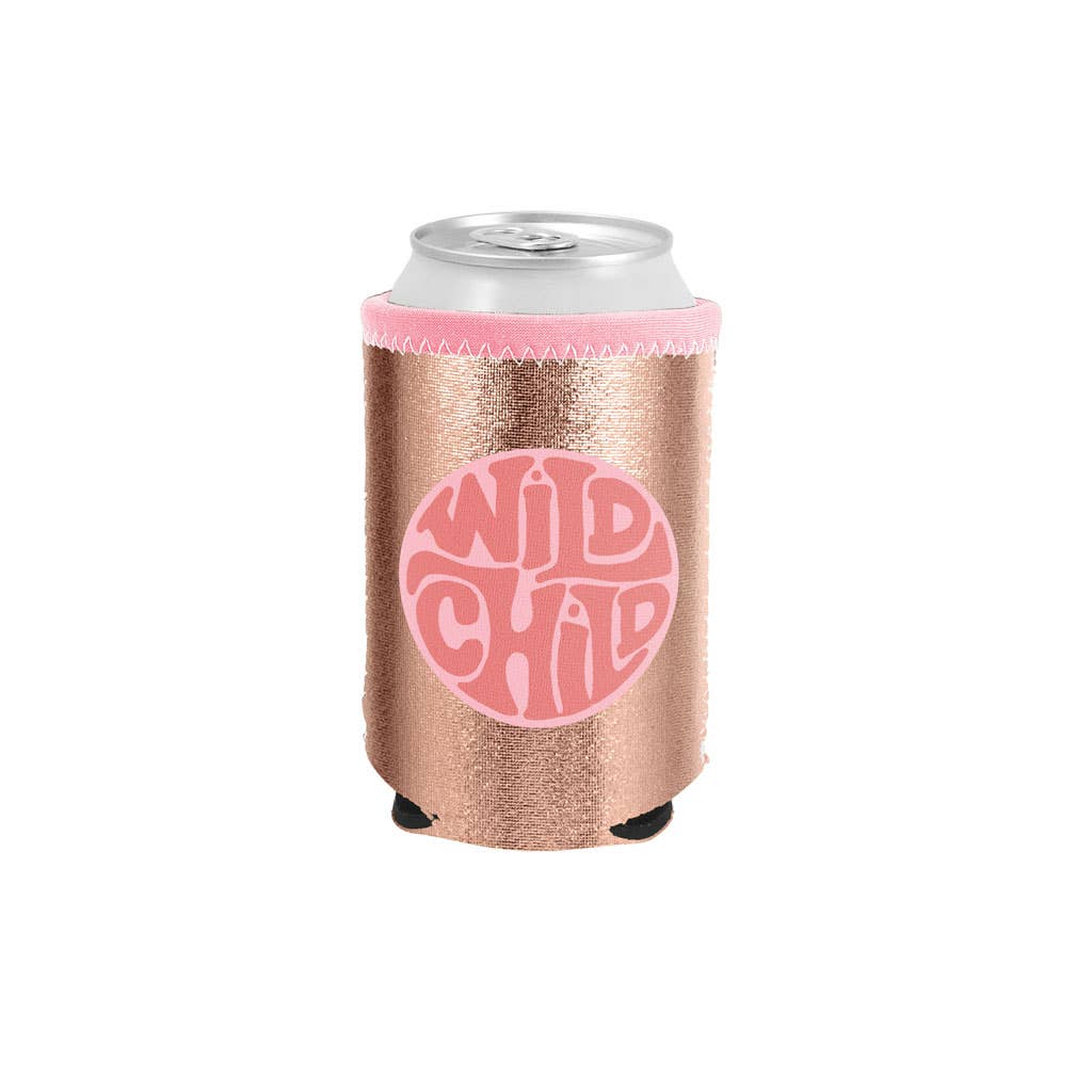 Metallic and Velvet Can Coolers: Wild Child