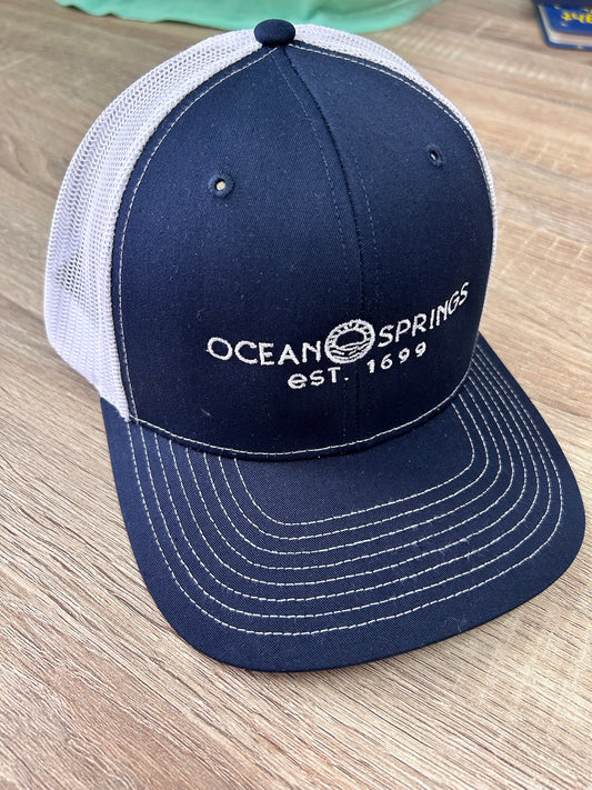 OS Sun Logo Richardson Hat - Navy