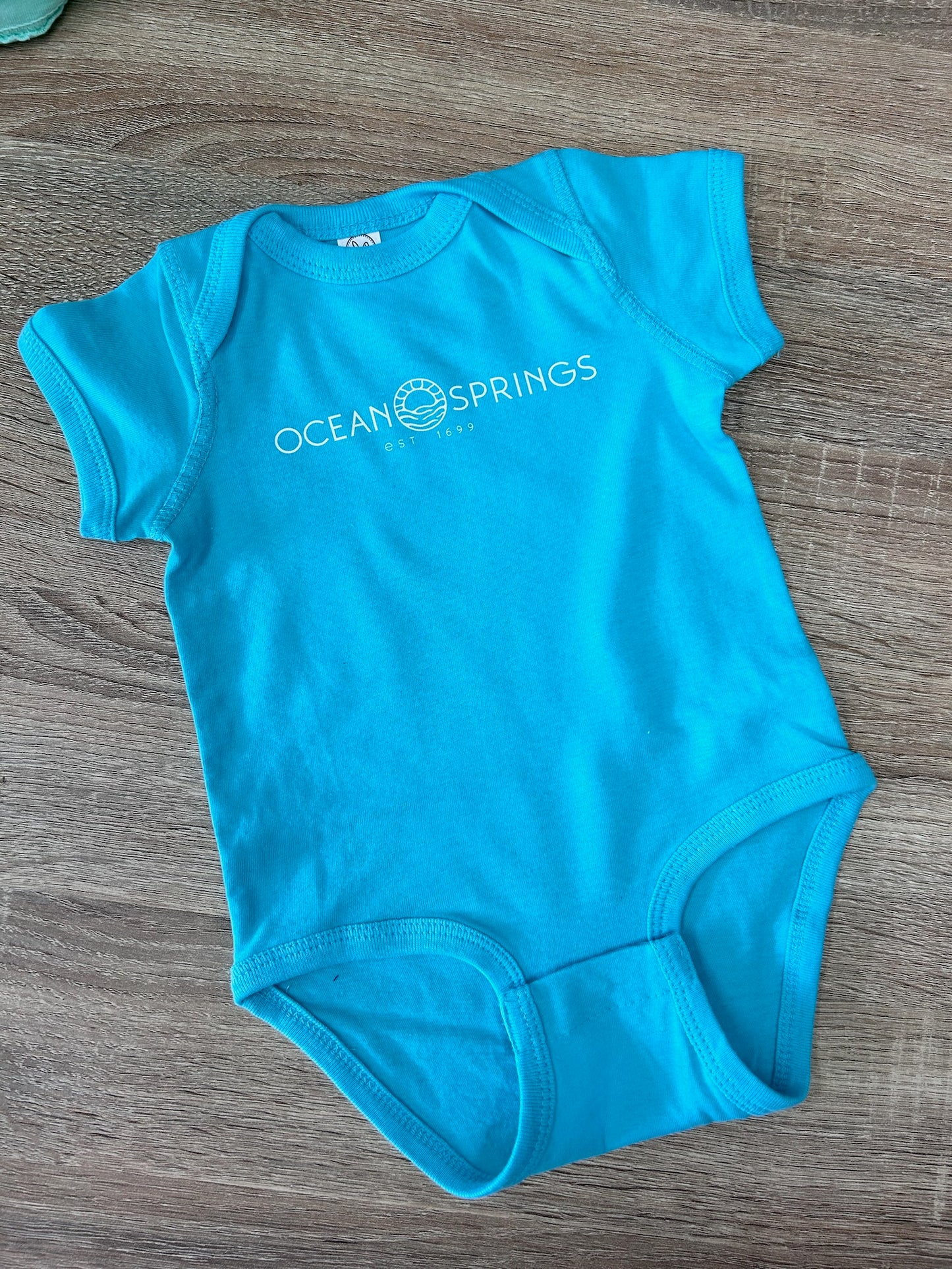 OS Sun Logo Onesie - Caribbean