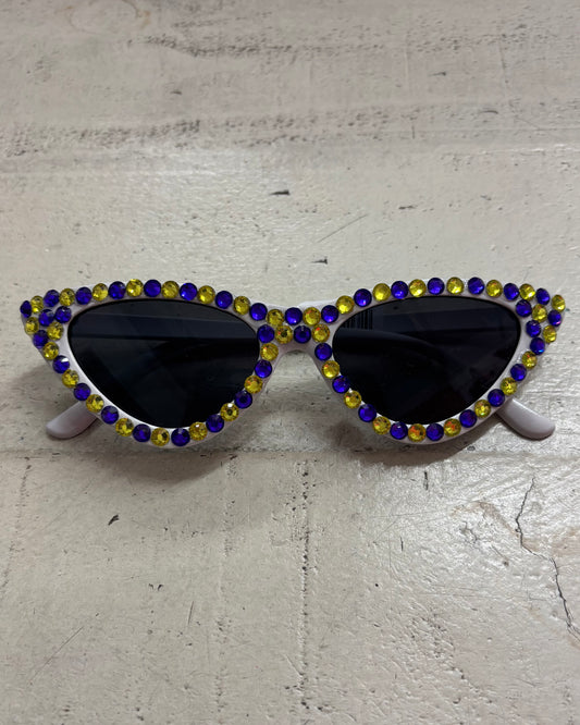 Purple & Gold sunglasses