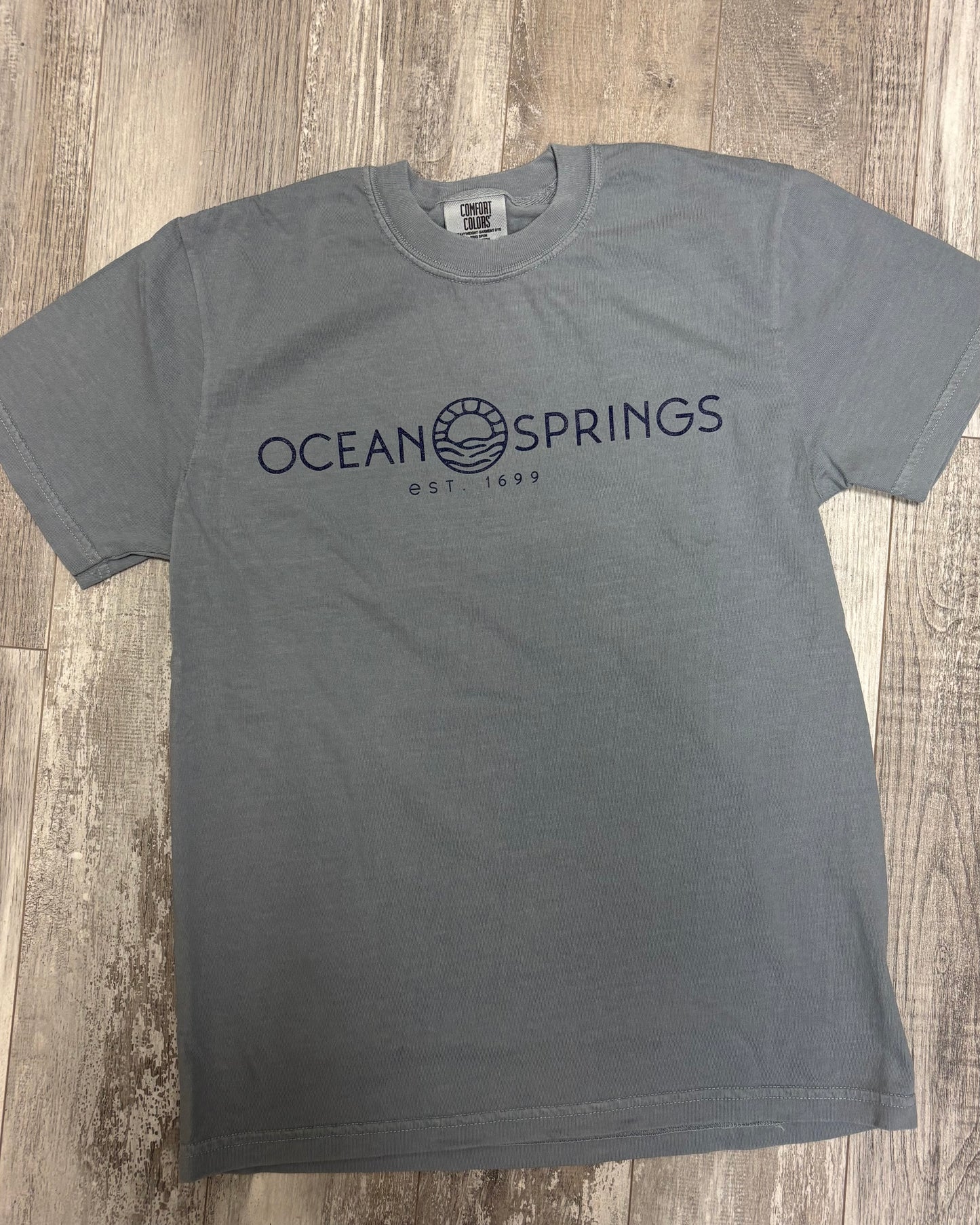 OS Sun Logo Tee - Granite