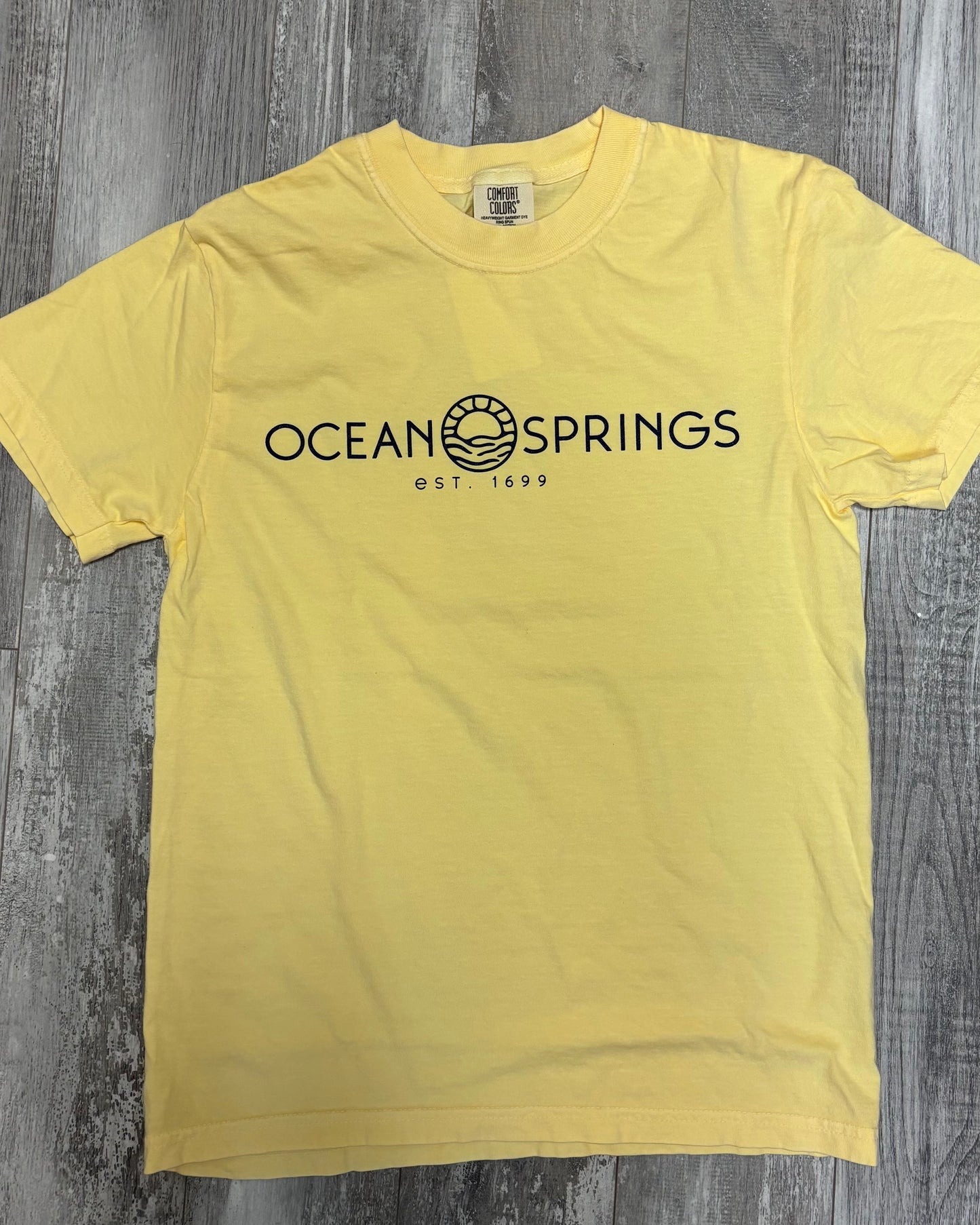 OS Sun Logo Tee - Butter