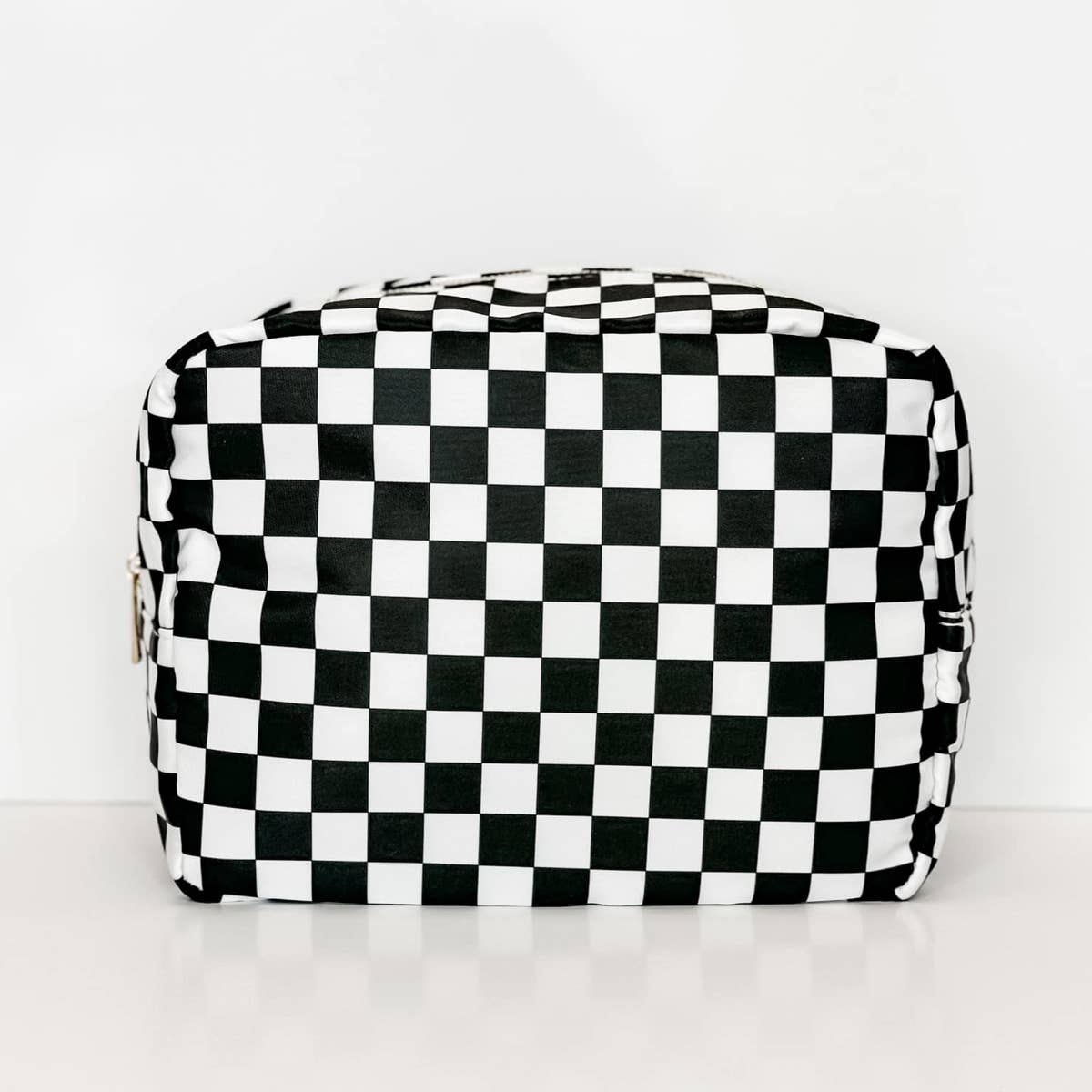 Black and White Checkered Bags: Medium