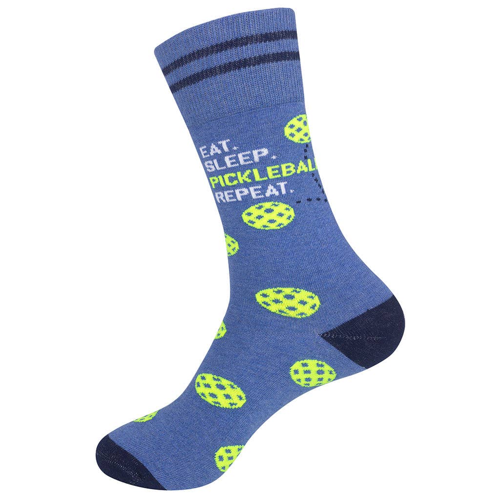 Eat Sleep Pickleball Repeat Socks