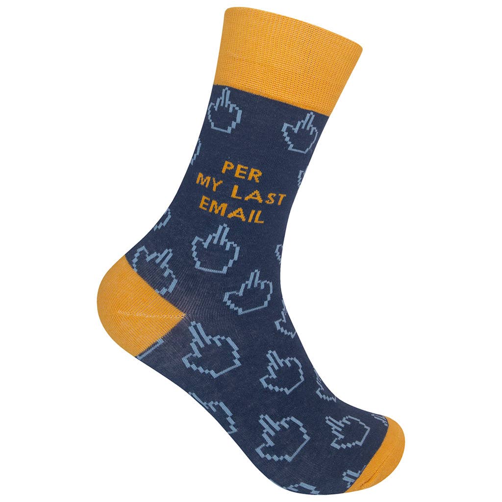 Per My Last Email Socks