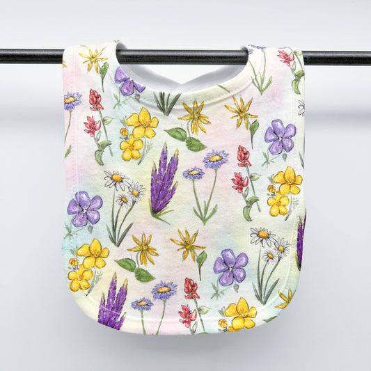 Wildflower Baby Bib