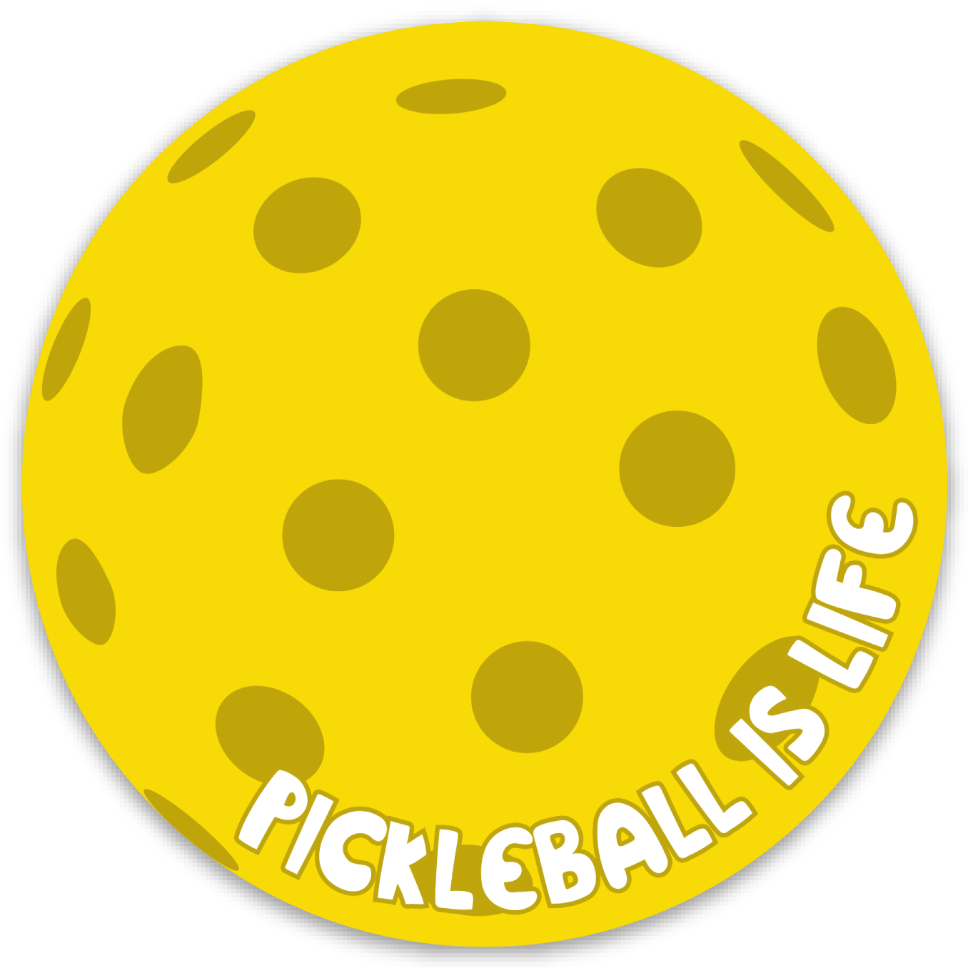 Pickleball is Life sticker