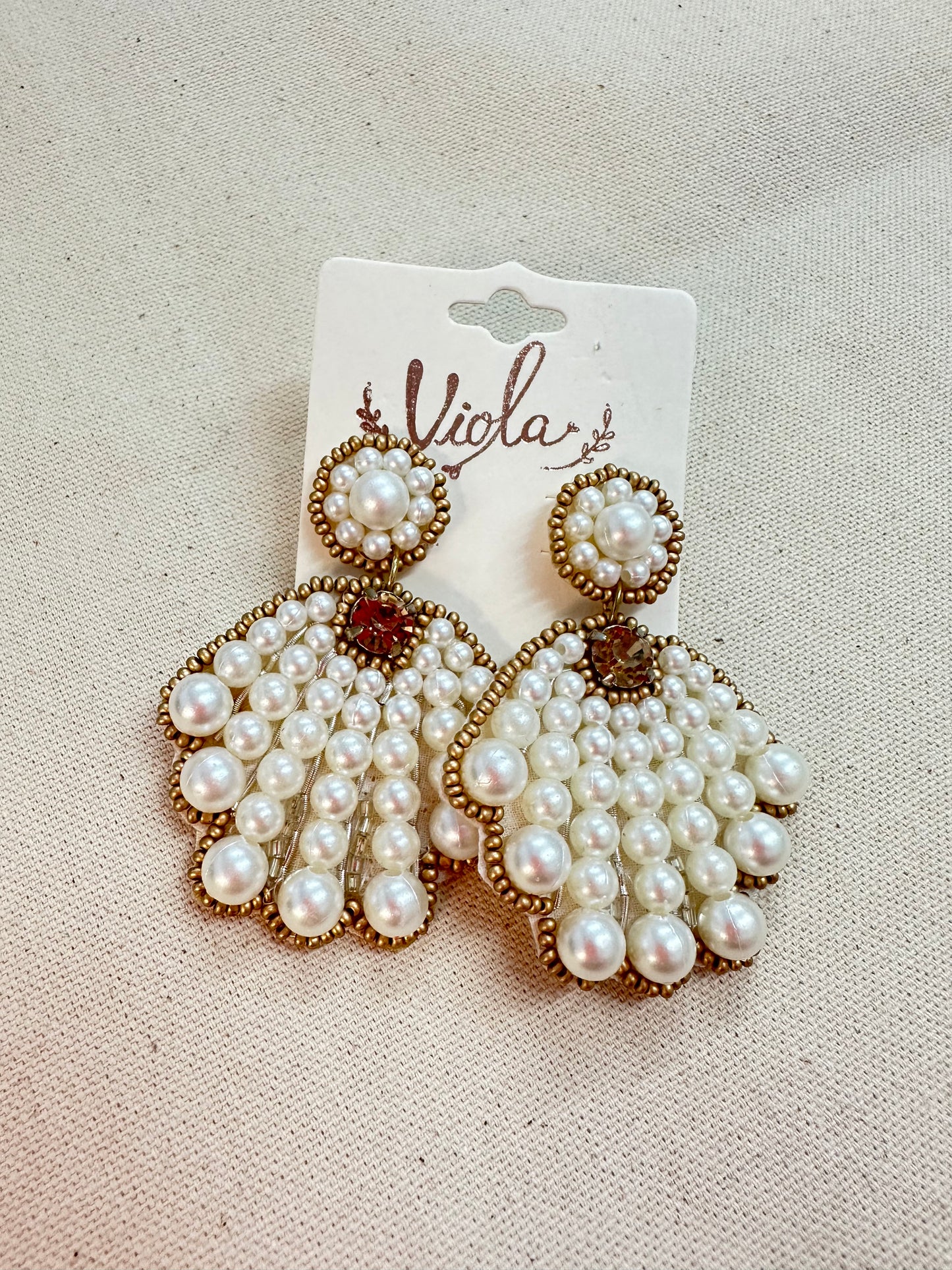 Pearl Seashell Earring