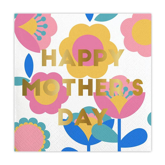 Happy Mother's Day Foil Napkins