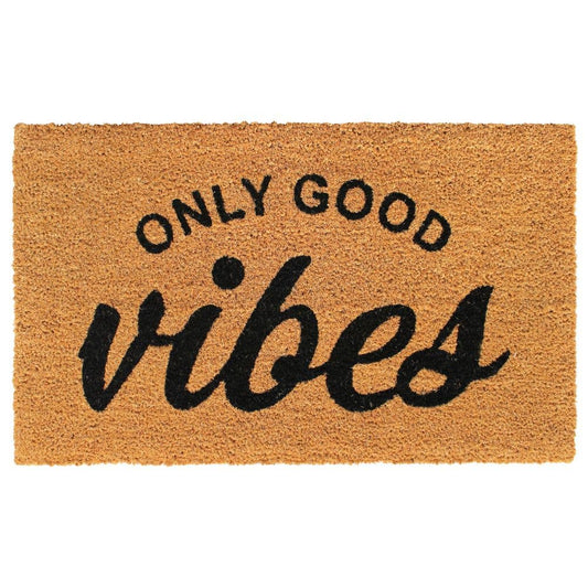 Only Good Vibes Coir Doormat