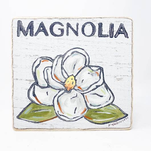 Magnolia Wood Sign