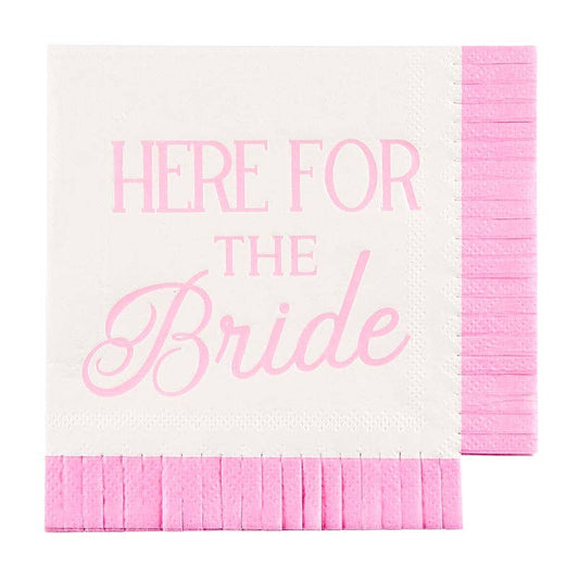 Here For The Bride Napkins