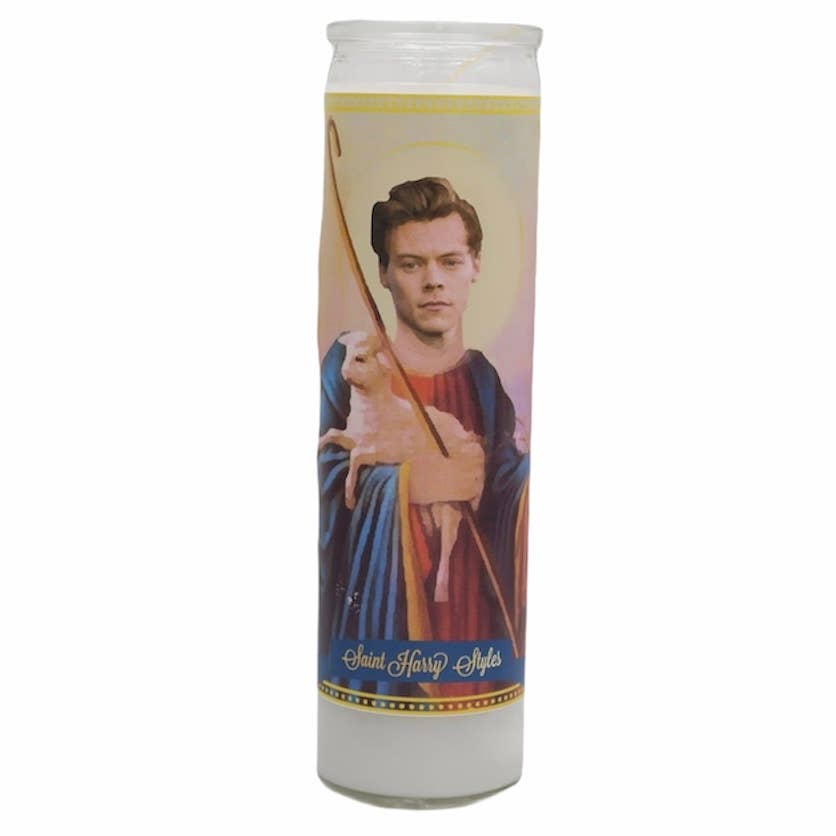 Harry Styles Devotional Prayer Candle