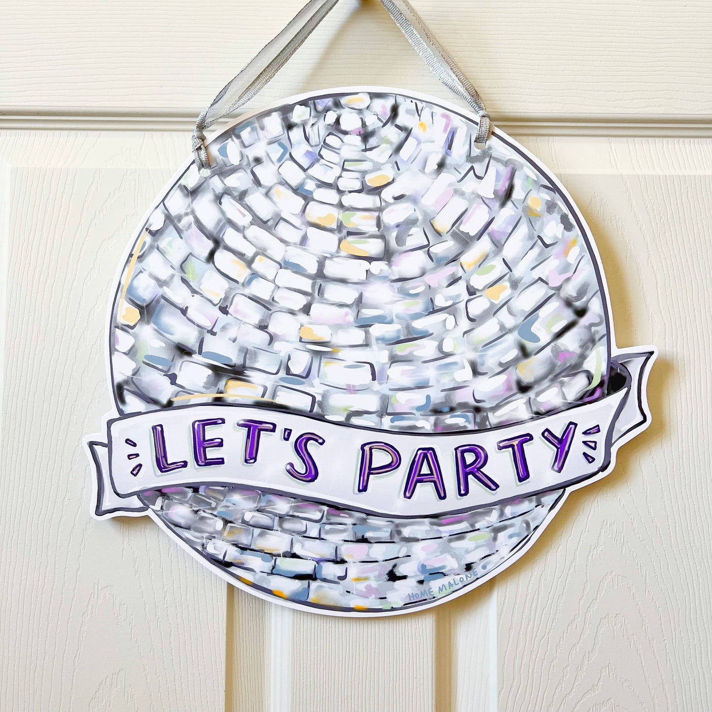 Let’s Party Door Hanger