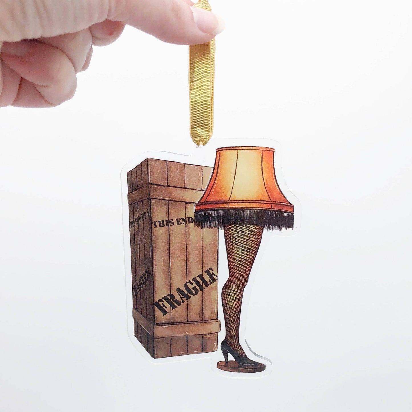 Acrylic Leg Lamp Ornament