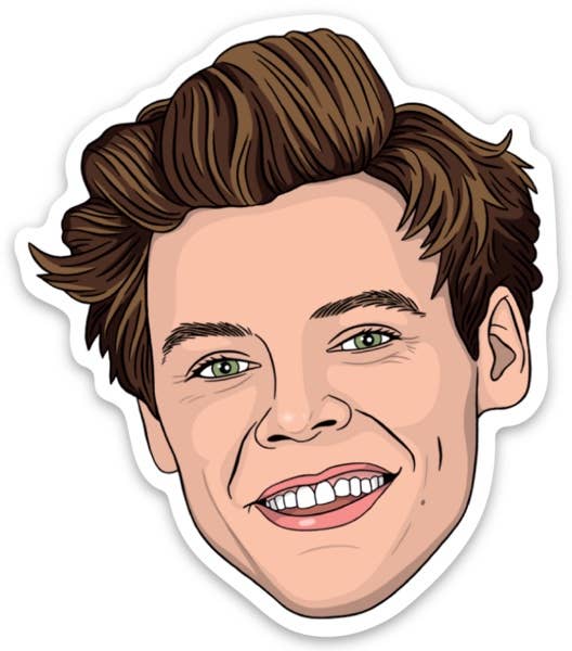 Harry Styles Die Cut Sticker