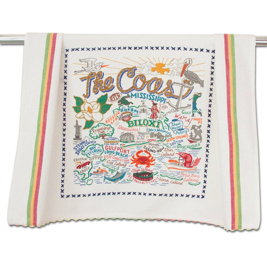 Mississippi Coast Dish Towel