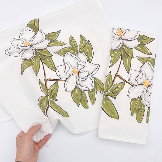 Magnolia Dish Towel