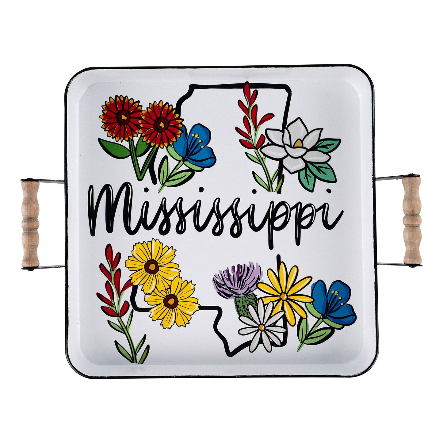 Mississippi On My Mind Enamel Tray