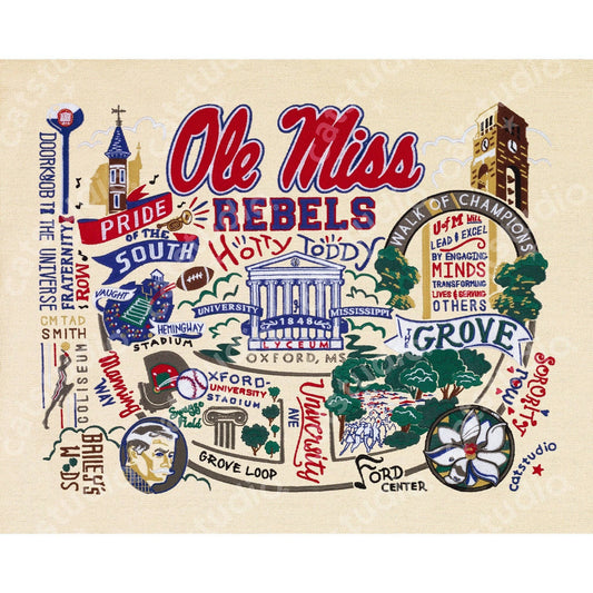 Ole Miss Collegiate Fine Art Print